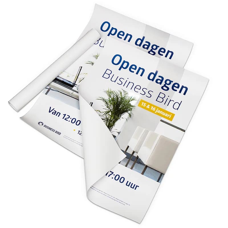 Foto op poster